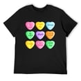 thumbnail image 1 of Mens Candy Heart Valentines Day Funny Sarcastic Love Joke T-Shirt Black Small, 1 of 5