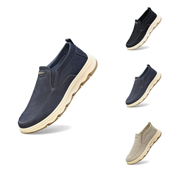 Mens Canvas Espadrilles Summer Shoes On Classic Flat Espadrilles Rubber Bottom Zapato Para Hombre