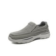 thumbnail image 1 of Mens Canvas Loafers Comfortable Soft Walking Shoes Lightweight Non-slip Driving Shoes Daily Casual Flat Shoes Gray 11 US, 1 of 7