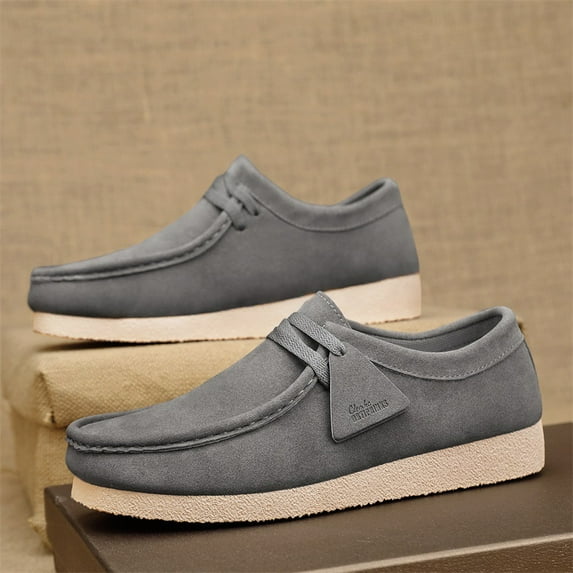 Mens Canvas Shoes Slip On Loafers Deck Shoes Walking Lightweight Causal Slip-ons
