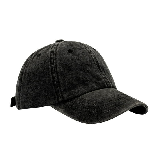 Men's Baseball Cap Fashional Black Baseball Caps Washed Trucker Hat