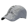 thumbnail image 1 of Mens Cap Fashional Silver Baseball Caps Flat Cap, 1 of 3