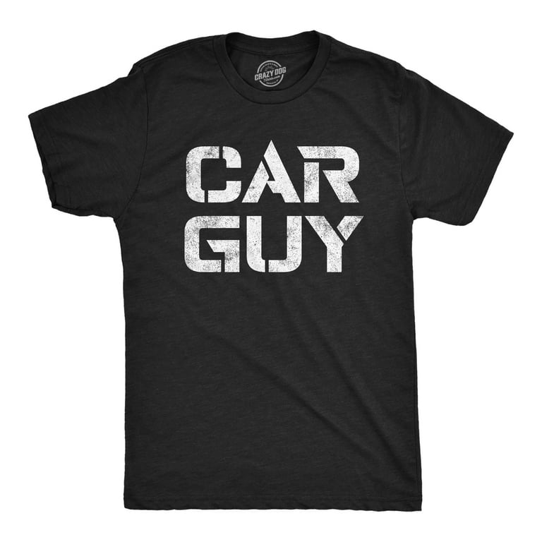 Mens Car Guy T Shirt Funny Mechanic Engine Gift for Dad Cool Graphic Tee  For Guys Graphic Tees 