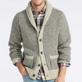 thumbnail image 1 of Mens Cardigan Sweater Big and Tall,Men's Fashion Winter Lapel Cardigans Knitted Jacket Casual Long Sleeve Knit Sweater Jackets, 1 of 5
