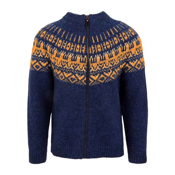 Mens Cardigan Sweaters Slim Fit Funny Print Shirts Button Down Festival Holiday Winter Clothes Big and Tall, BU1, Size L