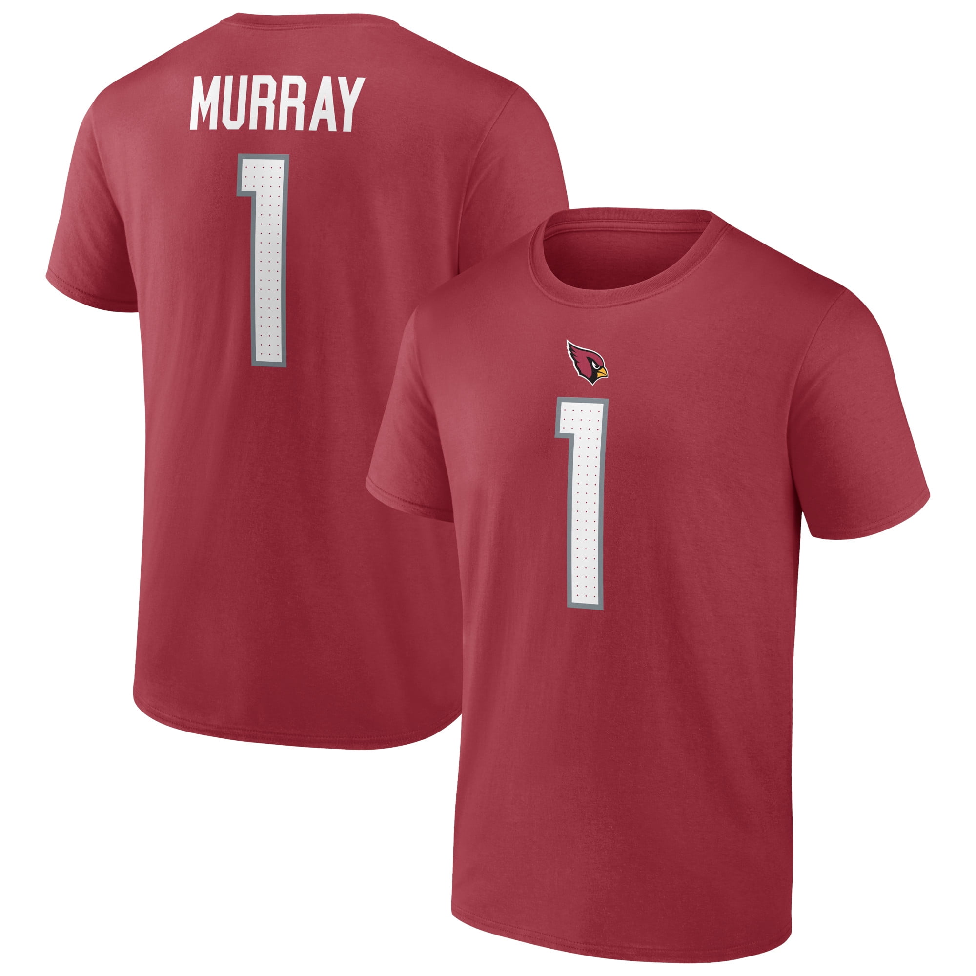Mens Cardinals Primry Color Short Sleeve Cotton Crew Tee Name & Number ...