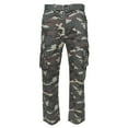 thumbnail image 1 of Mens Cargo Camo Pants Multi Pocket Lightweight Army Regular Fit Camo Green 32x30, 1 of 3