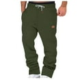 thumbnail image 1 of Mens Cargo Pants Casual Joggers Athletic Pants Cotton Loose Straight Sweatpants Mens Grey Sweatpants, 1 of 4