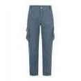 thumbnail image 1 of ZQUUVOU Mens Cargo Pants Cotton Pants Sweatpants Trousers Mens Long Pants Sky Blue, 1 of 7