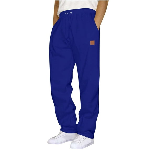 Mens Cargo Pants Joggers Sports Pants Elastic Waist Drawstring Stretch Loose Joggers Work Pants Solid Casual Outdoor Pants with Multi Pockets - Spring/Fall/Winter Savings Clearance
