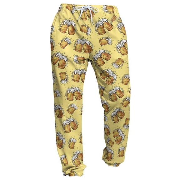 Mens Cargo Pants Printed Modern Comfort Fit Lightweight Soft Fabric Mens Stretch Jeans,Light Yellow,L