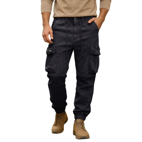 Mens Cargo Pants Relaxed Fit Slim Fit Straight Leg Cargo Work Pants for Men Casual Pants for Men Mens Joggers with Pockets