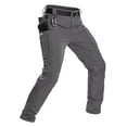 thumbnail image 1 of Mens Cargo Pants Ripstop Durable Water Resistant Breathable Work Hiking Pants with Muti Tool Pockets Big and Tall Size S-3XL Gray, 1 of 5