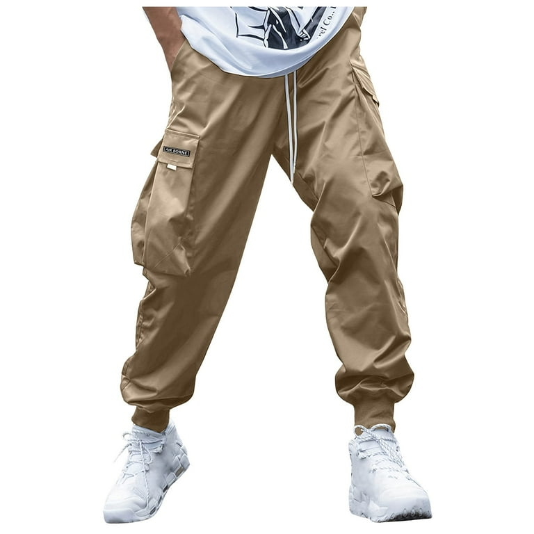 Mens Cargo Pants Slim Fit Mens 3 4 Joggers In Store Mens Open Hem Sweatpants Mens Outdoor Zip Cargo Pant Mens Skinny Joggers Mens Sweatpants Short Inseam Walmart