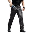 thumbnail image 1 of Mens Cargo Pants for Men Outdoor Stretch Hiking Fishing Work Pants Relaxed Fit Cargo Joggers with Multi Pockets, 1 of 4