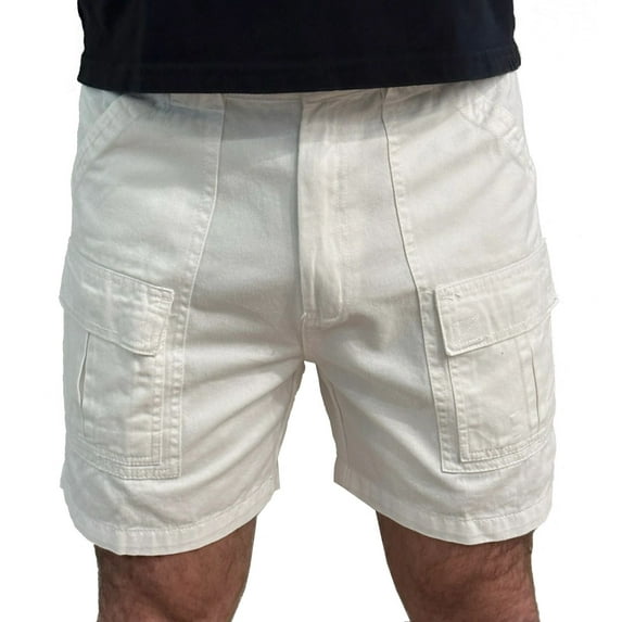 Mens Cargo Short-white 38