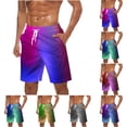 thumbnail image 1 of Mens Cargo Shorts Casual Lightweight with Multi Pockets Cargo Short Men Men Casual Fashion Print Shorts Pockets Elastic Waist Beach Pants Mint Green M, 1 of 5