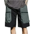 thumbnail image 1 of Mens Cargo Shorts Comfy Shorts for Men Gym Shorts With Pockets for Men Shorts Men Short Cargo Pants for Men Workout Shorts, 1 of 9