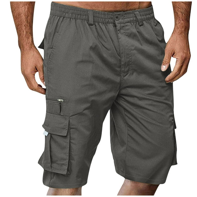 Mens cargo shorts with elastic waistband store