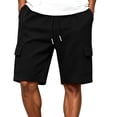 thumbnail image 1 of Mens Cargo Shorts Multi-Pockets Elastic Drawsrting Waist Outdoor Hiking Fihsing Short Pants Dad Gifts, 1 of 8