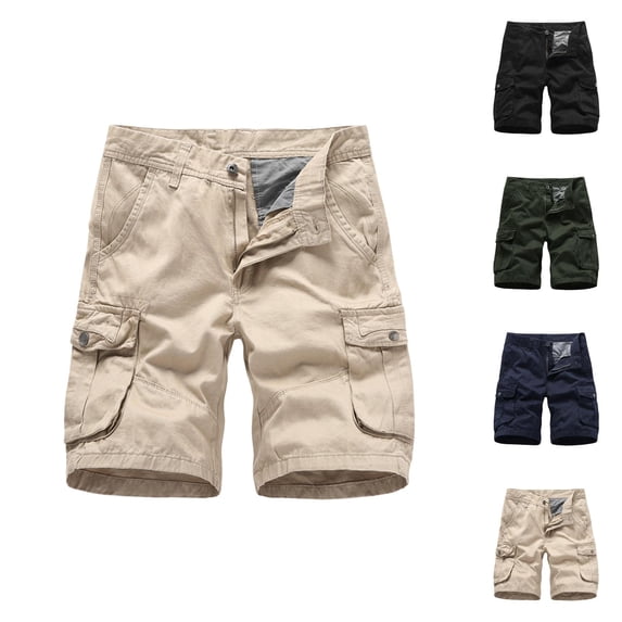 Mens Cargo Shorts Relaxed Fit Work Shorts for Men Breathable Outdoor Casual Daily Cargo Shorts