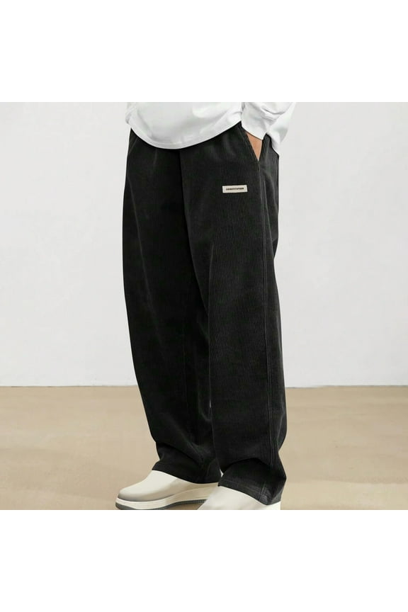 Mens Cargo Sweatpants With Pockets Draw String Pants Men Baggy Drawstring Straight Leg Hiking Pants Pants for Men Loose Fit Cargo Pants Mens Sweet Pants With Pockets