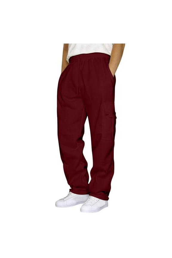 Mens Cargo Sweats Big And Tall Cargo Joggers for Men Heavyweight Fleece Cargo Pants Mencomfy Cargo Pants Mens Black Cargo Sweatpants Men Fleece Cargo Pants