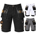 thumbnail image 1 of Mens Cargo Tactical Shorts Lightweight Triple Stitched Durable|Black-34, 1 of 10