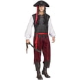 thumbnail image 1 of Mens Caribbean Pirate Costume, 1 of 3