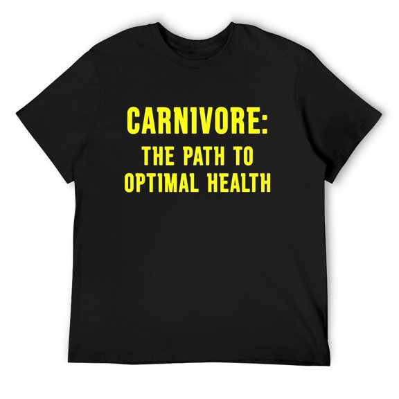 Mens Carnivore: The Path to Optimal Health T-Shirt Black 4X-Large