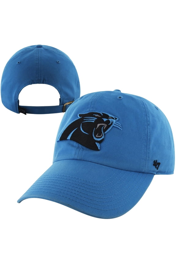 Mens Carolina Panthers '47 Brand Panther Blue Cleanup Adjustable Hat