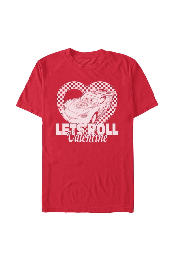 Mens Cars Let's Roll Valentine T Shirt