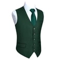 thumbnail image 1 of Mens Casual Business Vests Lightweight Waistcoat Slim Fit Suit Vest with Pocket Wedding Dress Vests, 1 of 7