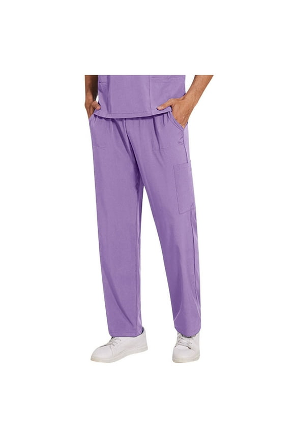 Mens Casual Bussiness Pants Pull On Stretch Long Trousers Quick-Dry Baggy Pants Lounge Breathable Long Pant Gym Traning Track Joggers Pants with Pockets