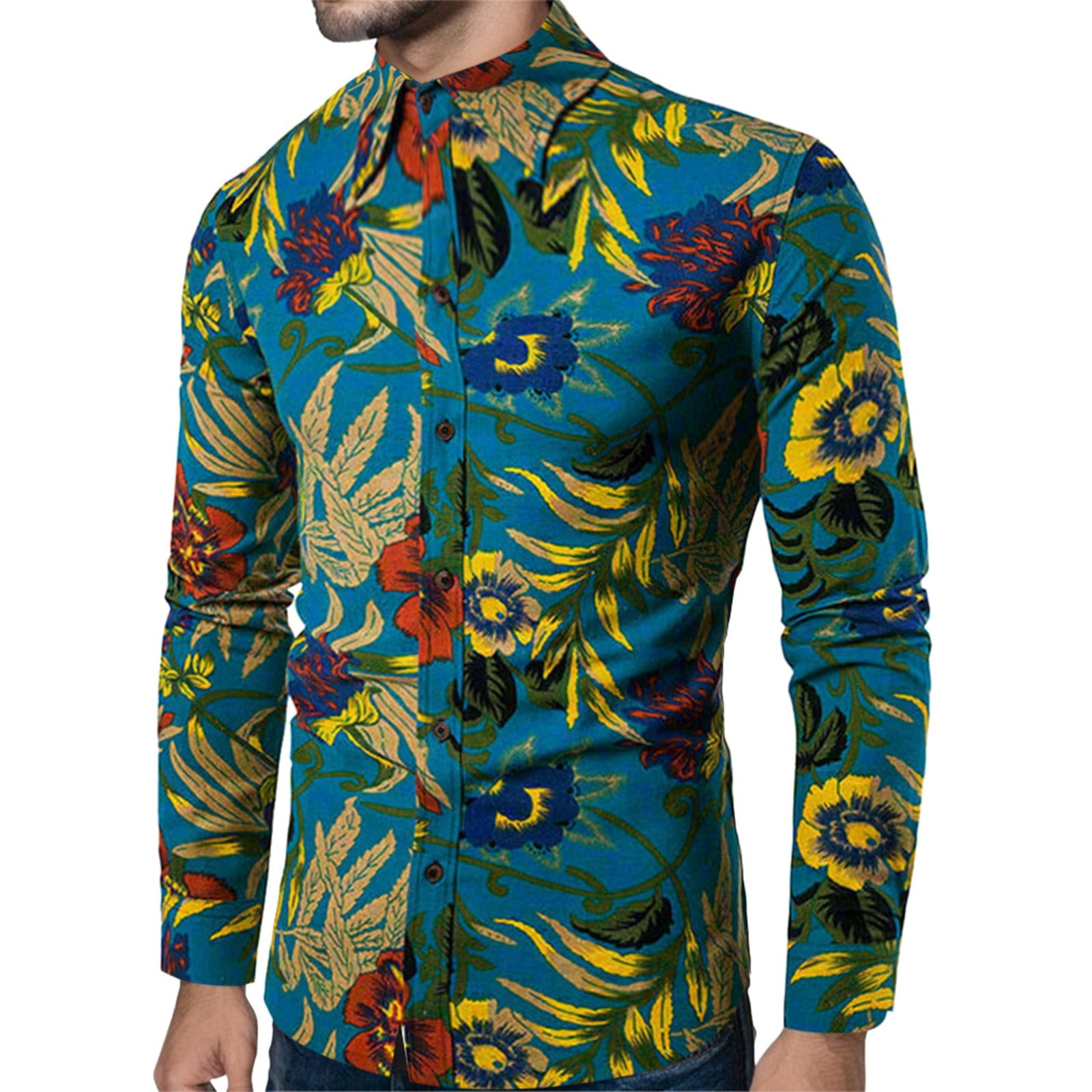 Mens Casual Button Down Shirts New And Fashion High End Large Size