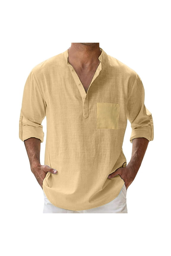 Mens Casual Button Down Shirts Short Sleeve Cotton Dress Shirt Shirts for Men Force T Shirts for Men Pack Big and Tall Shirts for Men 5xl-6xl Cotton Cotton Linen Henley Shirts for Men