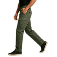 thumbnail image 1 of TKKCS Mens Casual Cargo Pants Durable Elastic Waist Straight Leg Regular Fit Work Pants with Multi Pockets Army Green M, 1 of 8