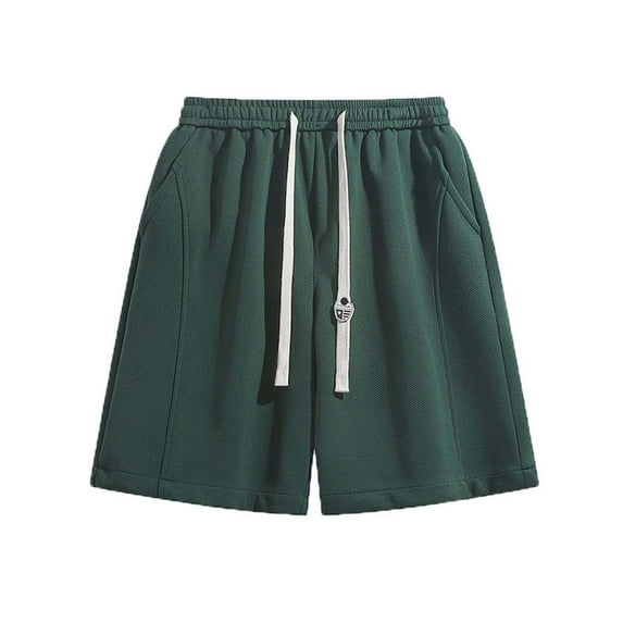Mens Casual Fitness Workout Gym Shorts, Comfortable Drawstring Loose Fit Sports Short, Fashion Summer Beach Shorts
