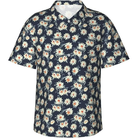 Mens Casual Hawaiian Shirts Short Sleeve Button Down Beach Shirts Shirts