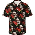 thumbnail image 1 of Mens Casual Hawaiian Shirts Short Sleeve Button Down Beach Shirts Shirts, 1 of 8