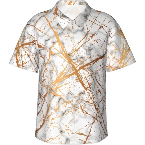 Mens Casual Hawaiian Shirts Short Sleeve Button Down Beach Shirts Shirts