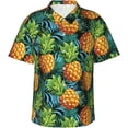 thumbnail image 1 of Mens Casual Hawaiian Shirts Short Sleeve Button Down Beach Shirts Shirts, 1 of 8
