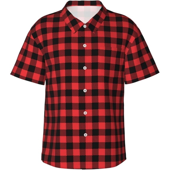 Mens Casual Hawaiian Shirts Short Sleeve Button Down Beach Shirts Shirts