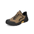 thumbnail image 1 of Mens Casual Hiking Shoes Breathable Non-slip Driving Shoes Lightweight Wear-resistant Work Shoes Outdoor Sports Shoes Brown 10 US, 1 of 7