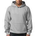 thumbnail image 1 of Mens Casual Hooded Collar Drawstring Hoodies Pullover Sweatshirts Casual Long Sleeve Shirts Light Gray S, 1 of 5