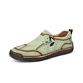 thumbnail image 1 of Mens Casual Loafers Lightweight Walking Shoes Slip Resistant Driving Shoes Comfortable Fashion Oxford Shoes Green 8.5 US, 1 of 7