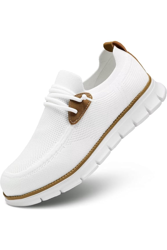 Mens Casual Loafers Shoes Slip On Fashion Walking Dress Sneakers Business Oxfords Work Lightweight Soft Sole Zapatos
