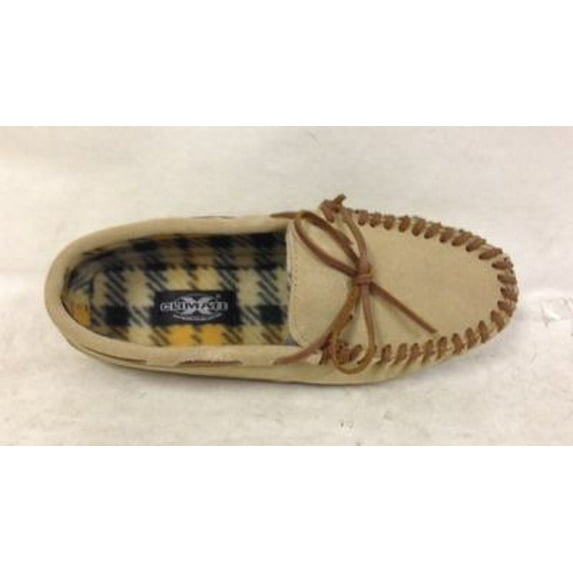 Mens Casual Loafers Slip On Moccasins Toe Slippers size 12 Tan