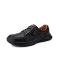 thumbnail image 1 of Mens Casual Oxfords Lightweight Breathable Hiking Shoes Comfortable Loafers Slip Resistant Driving Work Shoes Black 7.5 US, 1 of 7