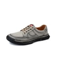 thumbnail image 1 of Mens Casual Oxfords Lightweight Breathable Hiking Shoes Comfortable Loafers Slip Resistant Driving Work Shoes Gray 7 US, 1 of 7